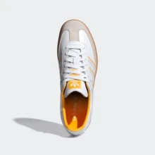 Adidas Originals Adidas Samba OG Premium Sneakers, Timeless Retro Trainers In Fall Tones, Leather & Suede Construction, Low-Top Casual Sneaker For Outdoor, Sports, Sambas For School And Work, Daily Shoes For Skate Outfit - 黃色 - 查看 3