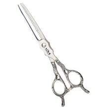KIM JONG YI Professional 6.5-Inch Scissors, Suitable For Precise Cutting, Suitable For All Hair Types Without Holes, High-End Hairdressers, Hair Clippers And Thinning Shears, Stainless Steel Styling Tools For Salons And Homes, Can Be Used With Both Hands - Silver - View 9
