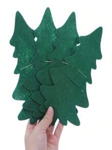 4 件装圣诞树餐具架袋、圣诞银器架口袋、勺子叉子袋收纳袋，适用于节日圣诞节派对餐桌装饰装饰品、家居装饰、圣诞礼物、家居礼物、房间装饰 - 彩色 - 查看 7