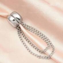 4pcs Multi-Purpose Magnetic Clips - Strong Magnetic Brooch, Scarf Magnet, Shirt Accessory Chain Clip, Sleeve & Hem Holder - Mixed Colors - Multicolor - View 6