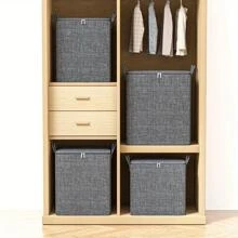 1 túi đựng đồ gia dụng dung tích lớn, quần áo, chăn, túi chuyển đồ và đóng gói, túi đựng chăn phòng ngủ ký túc xá, túi đựng đồ, đồ lưu trữ tại nhà, cho áo phông trắng nữ, quần đen nữ, quần áo mùa đông cho nữ, váy, quần áo mùa đông cho nữ, váy phụ nữ thanh lịch, áo sơ mi trắng cho nữ, tay dài, bộ đồ liền quần màu trắng cho nữ, váy mùa xuân cho nữ, trang phục mùa xuân cho nữ, mùa xuân, quần áo mùa xuân, tối giản, đồ lưu trữ áo mùa hè - Xám - Xem 1