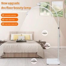 Beauty Nail Tattoo Lighting LED Light, Half Moon Ring Floor Light, Adjustable Height And Brightness, Suitable For Beauty, Tattoo, Artist, Nail Technology, Beautician Light, With Mobile Phone Holder And Remote Control - 查看 5