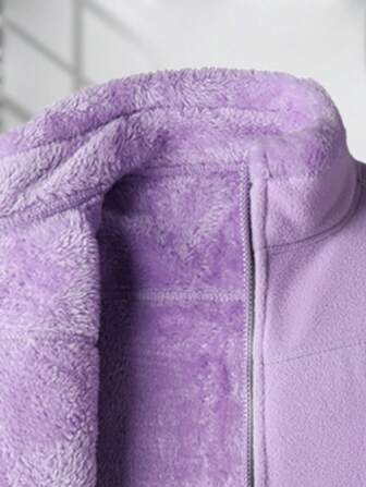 女士多功能休闲户外抓绒外套，冬季滑雪