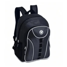 Clio Sport Backpack Men's School Bag Work 3 Large Compartments - màu đen - Xem 6