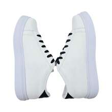 Tenis Bordados de Muñecos Demon Cara - Blanco - Ver 3