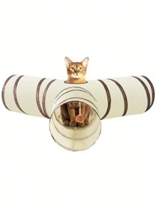 BVEOYPET 1Pc Cat Tunnel Toys, Detachable, Folding And Easy Storage, Pet Cat Sleeping And Playing All-In-One Cat Tunnel Toys, Cat Since Hi Fun Toys - Multicolor - View 6