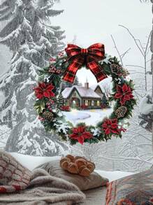 1 miếng dán trang trí vòng hoa, miếng dán tường trang trí, miếng dán tự dính có thể tháo rời, thích hợp cho phòng khách, trang trí phòng ngủ, trang trí nhà cửa, trang trí cửa sổ cửa hàng, miếng dán trang trí không khí ngày lễ, miếng dán, miếng dán tường, miếng dán vinyl để trang trí nhà cửa, vật dụng trang trí mùa xuân làm mới ngôi nhà của bạn, miếng dán trang trí Rama - Nhiều màu - Xem 1