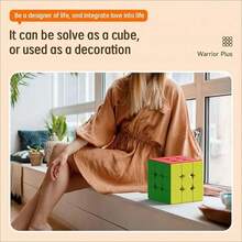 Giant Magic Cube 3x3x3 Big Cube Stickerless Super Cube 18cm Large Cube Puzzle Magic Cube Toy (18.8cm) - Red - View 7