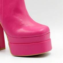 Platform Boot - Hot Pink - View 2