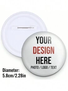 Custom Pins, Custom Bag Pins, Custom Buttons, Design Your Own Personalized Pin Back Button Badges, Personalized Pins, Custom Pinsm, Custom Badge For Kids Back To School Winter Gift Ideas Boy Girl Valentine's Day