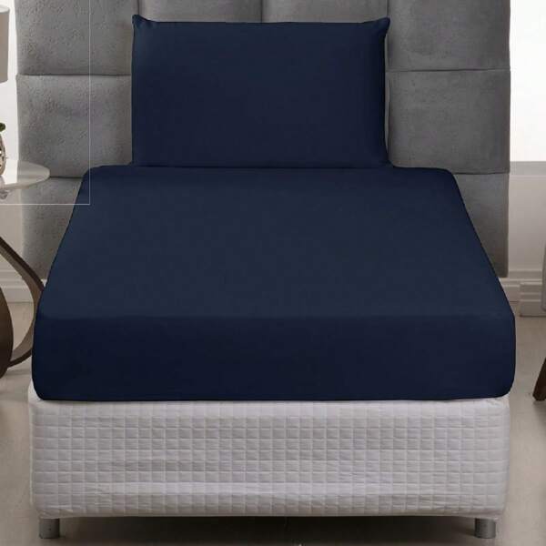 Jogo de Lençol Solteiro 400 fios Com Elástico Padrão Hotel