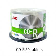50pcs JVC Recordable CD-R Blank Discs, 700MB 52X, Bulk Pack - JVC Archive CD-r 50 Discs In Barrel - View 2