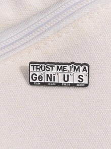 1pc Trust Me I'm A Chemical Element Men Pins Ge NI Phim Hoạt Hình Kim Loại Trâm Cài Ba Lô Sáng Tạo Huy Hiệu Ve Áo Quà Tặng Trang Sức Cho Bạn Bè - Nhiều màu - Xem 8
