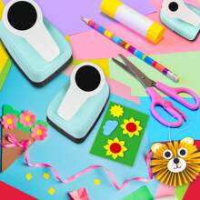 3pcs Circle Cutter Paper Hole Punch Puncher Kit Set Circle Shapes 3/8 Inch 5/8 Inch 1 Inch 3pcs Crafts Single Punch Suitable Students Scrapbooking Card Making