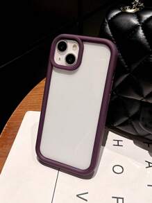 简单透明亚克力手机壳适用于 17 Pro Max/17 Pro/17 Air/17/16 Pro Max/16/16 Pro/16 Plus/16E/15/15 Plus/15 Pro/15 Pro Max/11/12/13/14 Pro Max/11 Pro/11 Pro Max/12 Pro/12 Pro Max/13 Pro/13 Pro Max/7 Plus/14 Pro/14 Pro Max/14 Plus 硬壳 - 紫色 - 查看 6