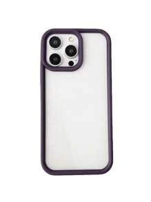 简单透明亚克力手机壳适用于 17 Pro Max/17 Pro/17 Air/17/16 Pro Max/16/16 Pro/16 Plus/16E/15/15 Plus/15 Pro/15 Pro Max/11/12/13/14 Pro Max/11 Pro/11 Pro Max/12 Pro/12 Pro Max/13 Pro/13 Pro Max/7 Plus/14 Pro/14 Pro Max/14 Plus 硬壳 - 紫色 - 查看 8