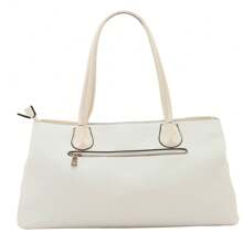 Chenson Women's Medium Shoulder Bag With Double Compartment - 白色 - 查看 3