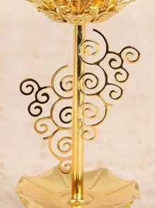 1pc Exquisite Lotus Candlestick Holder - Elegant Decor For Buddhist Temples, Altars, And Home Prayer Spaces - Premium Quality, Unique Design, And Ambiance Enhancer,Room Decor,Gifts