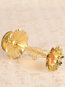 1pc Exquisite Lotus Candlestick Holder - Elegant Decor For Buddhist Temples, Altars, And Home Prayer Spaces - Premium Quality, Unique Design, And Ambiance Enhancer,Room Decor,Gifts