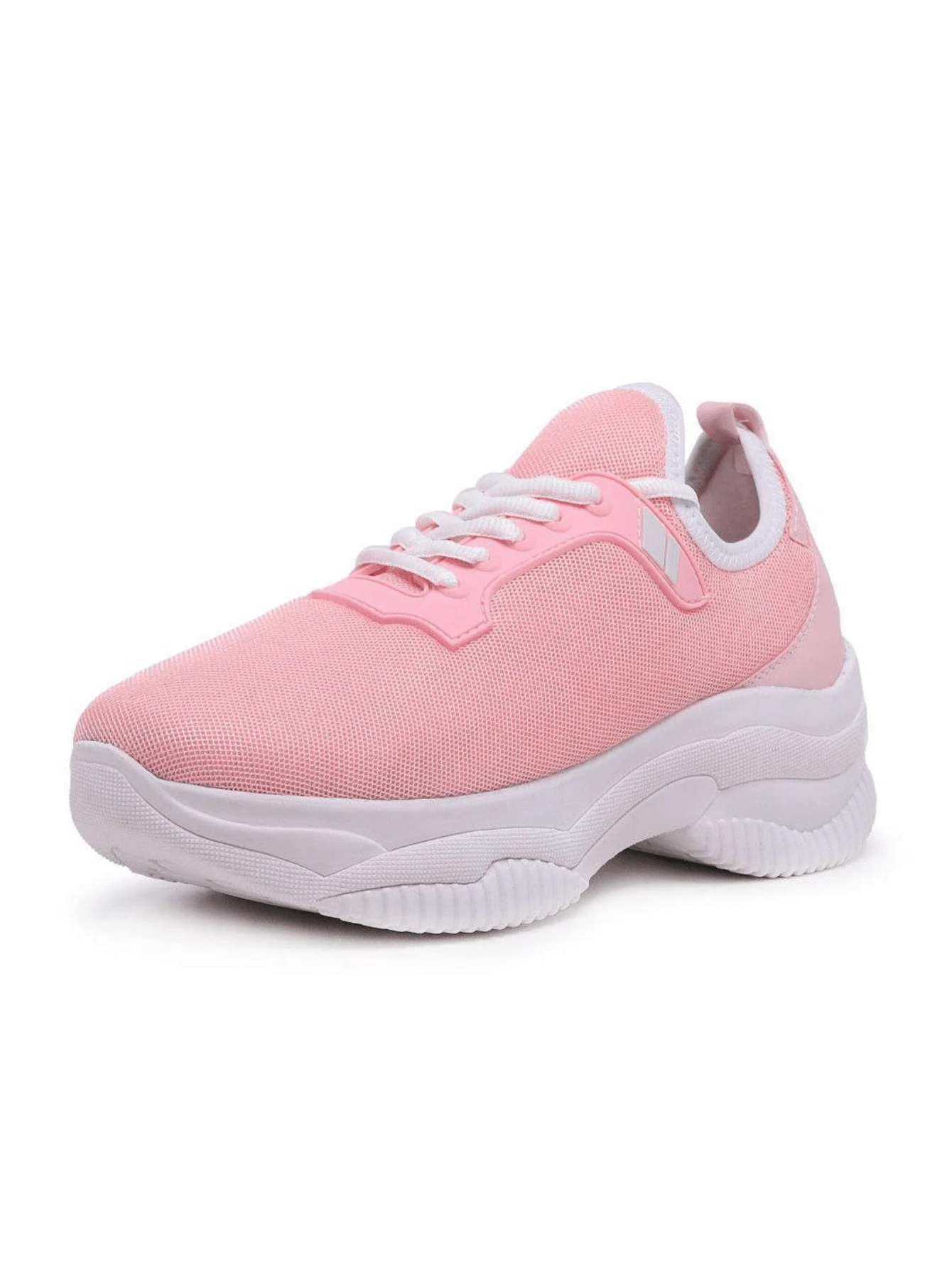 Women's Casual Tennis Shoes - Hồng - Xem 1
