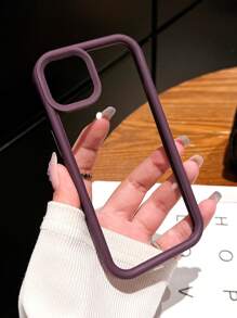 简单透明亚克力手机壳适用于 17 Pro Max/17 Pro/17 Air/17/16 Pro Max/16/16 Pro/16 Plus/16E/15/15 Plus/15 Pro/15 Pro Max/11/12/13/14 Pro Max/11 Pro/11 Pro Max/12 Pro/12 Pro Max/13 Pro/13 Pro Max/7 Plus/14 Pro/14 Pro Max/14 Plus 硬壳 - 紫色 - 查看 4