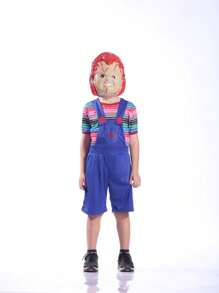 Costume Kids Child Halloween Cosplay Party - trắng - Xem 1