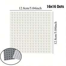 2PCS 16X16 Dots Small Particle Compatible DIY Building Blocks Baseplates Bricks Educational Assemblage Construction Base Plates Toys For Kids - Multicolor - View 13