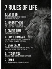 1 件锻炼生活励志名言海报和印刷品墙壁艺术图片帆布画健身房家庭房间装饰无框架 - 彩色 - 查看 27