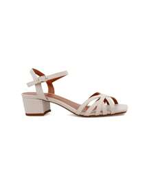 Women Heeled Sandals - White - View 5