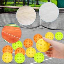 1pc Pickleball, 40 Holes, Rotational Molded PE Injection Glow-In-The-Dark Ball - Multicolor - View 2