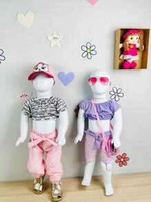 Cropped And Capri Pants Kit +  Cropped + Shorts - 彩色 - 查看 5