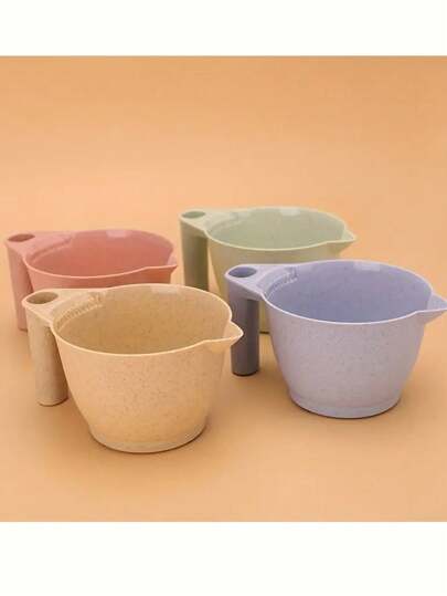 1pc/4pcs Hair Dye Mixing Bowl, Professional Hair Dye Mixing Bowl, Salon Hair Coloring Tint Bowl With Brush, Plastic Hair Dye Bowl, Hair Styling Tools, Home Hair Dye Tools, Hair Accessories, Suitable For Salon, Beauty Parlor, Back To School, Travel, Women Hair Care, Comb, Hair Dryer, Hair, Hairstylist