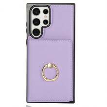 Bao da ví da PU tương thích với iPhone 16 15 14 13 12 Mini 11 Pro X XS Max XR 8 7 Plus SE 5G 2022 2020 có chức năng chặn RFID, khe đựng thẻ, túi đựng điện thoại tương thích với Samsung Galaxy S24 S23 S22 S21 FE Plus Note 20 Ultra A55 A15 A54 A14 A73 A53 A13 A52 A72 A12 A71 A51 4G 5G có giá đỡ dạng nhẫn xoay 360°, giá đỡ chân đế cho ốp lưng Pixel 8 Pro 8A 6A - Màu tím hoa cà - Xem 33