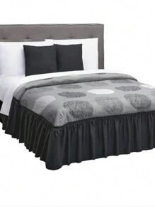 DECO HOGAR Elegant And Fresh Light Quilt - Grey - View 1