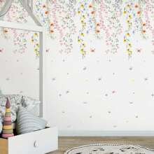 Floral Wallpaper For Kids VRC500 Roll - 彩色 - 查看 4