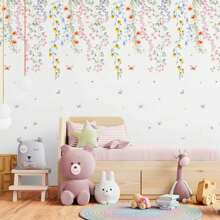 Floral Wallpaper For Kids VRC500 Roll - 彩色 - 查看 3
