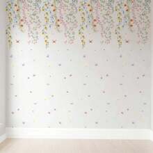Floral Wallpaper For Kids VRC500 Roll - 彩色 - 查看 1