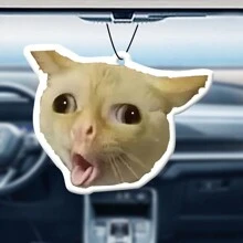 猫咪咳嗽呕吐表情很搞笑。汽车香薰纸、衣柜空气清新剂、香水、后视镜装饰、汽车内饰配件、天然芳香空气净化器、卡通浴室空气清新剂、客厅、办公室、卧室挂饰 - 五星級飯店香味 - 查看 11