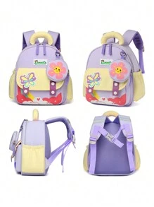 幼儿园男孩女孩卡通背包，休闲风格 - 多色 - 查看 10