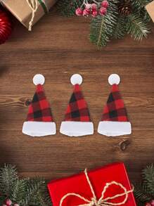 10 chiếc Giá đựng chai rượu Giáng sinh, Vỏ dao và nĩa lễ hội để trang trí bữa ăn ngày lễ, Hoàn hảo để trang trí Giáng sinh cho gia đình và nhà hàng, Giáng sinh - Đỏ - Xem 6