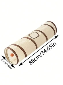 BVEOYPET 1Pc Cat Tunnel Toys, Detachable, Folding And Easy Storage, Pet Cat Sleeping And Playing All-In-One Cat Tunnel Toys, Cat Since Hi Fun Toys - Multicolor - View 8