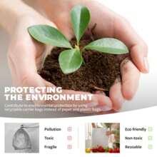 Túi vải Canvas theo chủ đề Lễ Tạ ơn có thể tùy chỉnh 35x40cm, Hoàn hảo cho việc mua sắm của người lớn, tiệc tùng ngày lễ và sử dụng hàng ngày, Túi xách đa năng - trắng - Xem 5