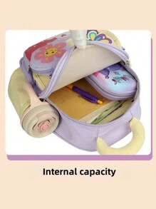 幼儿园男孩女孩卡通背包，休闲风格 - 多色 - 查看 12