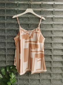 Women's Tank Top With WIDE Straps, Crepi Summer Fashion 2025 - 米色 - 查看 1
