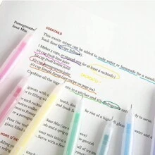 12 Color Macron Kawaii Pen 12 Colored Gel Pens Set 0.5 Mm Ballpoint Pen For Journal Cute Japanese Stationery School Supplies Back To School