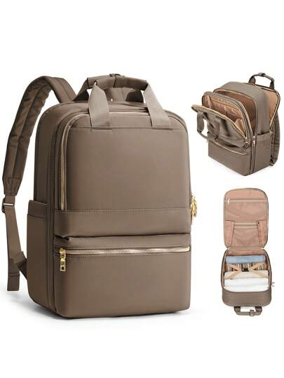 Floless Men's Travel Backpack, Meets Airline Personal Item Carry-On Standard, 14/15.6 Inch Anti-Theft Laptop Backpack With Headphone Port, Waterproof College Bookbag. Random Shipment Of New And Old Versions. Travel Backpack, Meets Airline Carry-On Standard Personal Item Bag, Essential Travel Carry-On Luggage Bag Meeting Airline Standards, Large Capacity Travel Bag, Laptop Backpack.