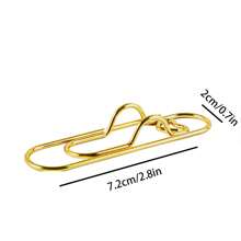 5pcs/10pcs Multi-Function Metal Pen Clips, Paper Clips, Memo Holder For Diary & Writing (Random Color) - Multicolor - View 2