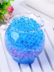 000吸水胶珠，装满水晶大理石花瓶，无土栽培，可长时间保持水分，用于万圣节、感恩节装饰、婚礼中心装饰和家居装饰，懒散的浇花，装满花瓶最佳