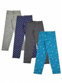 Kit With 3 LEGGING Leg Children's Youth Tracksuit Uniform PRINTED - 彩色 - 查看 3