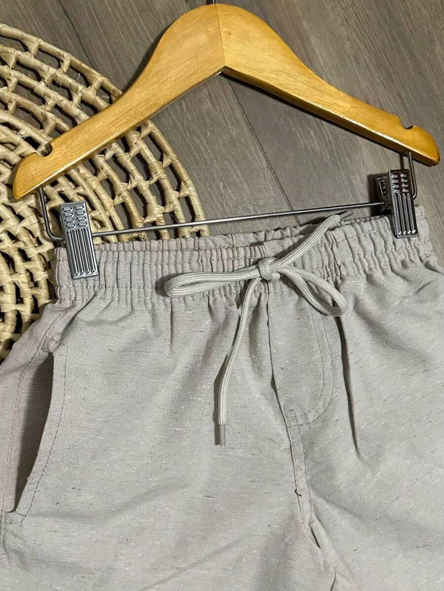 BOYS' BERMUDA SHORTS CHILDREN'S PREPPY FASHION NEW RELEASE - 米色 - 查看 1